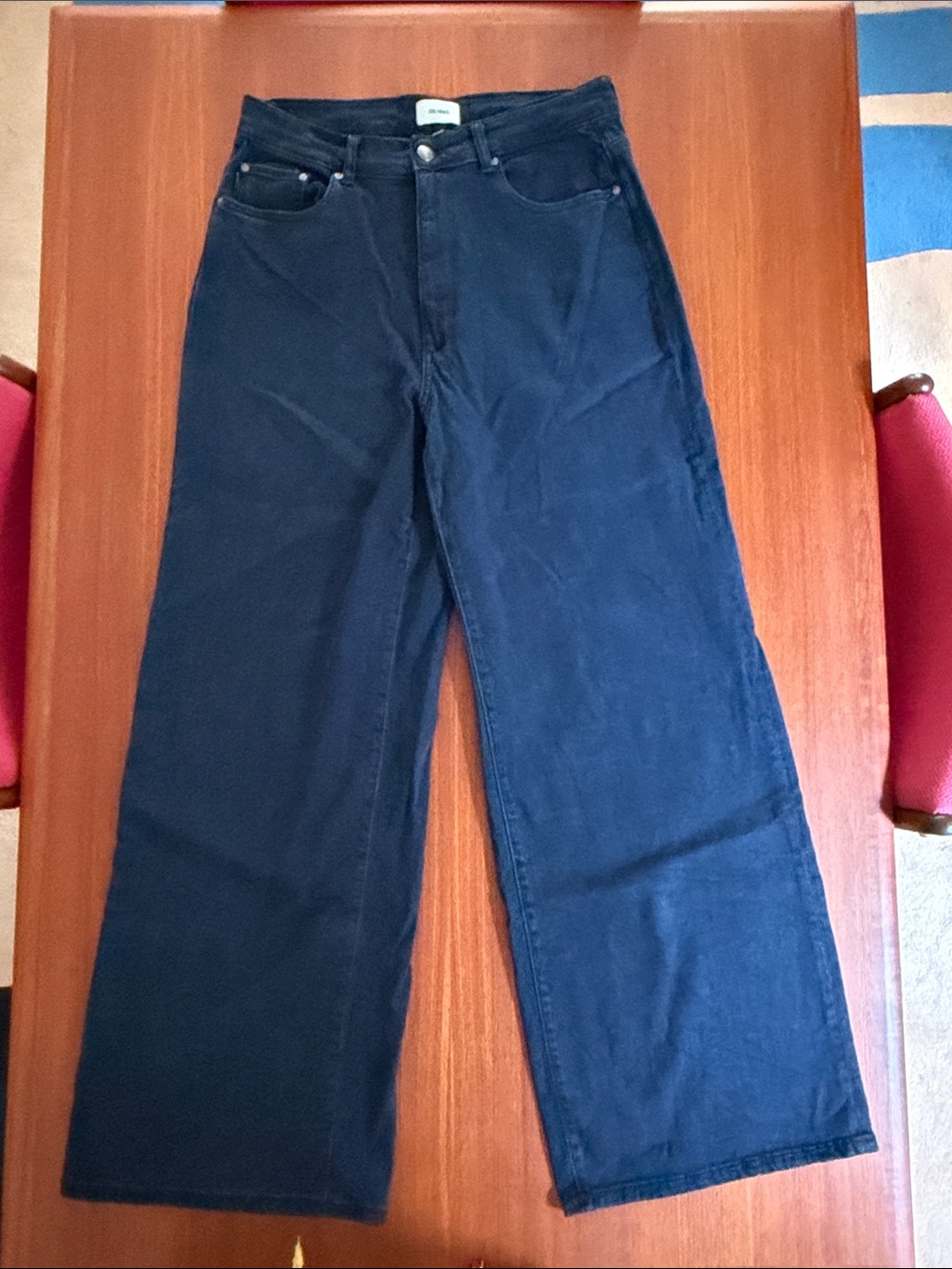 DL1961 Hepburn High Waist Wide Leg Jeans Flatiron Wash